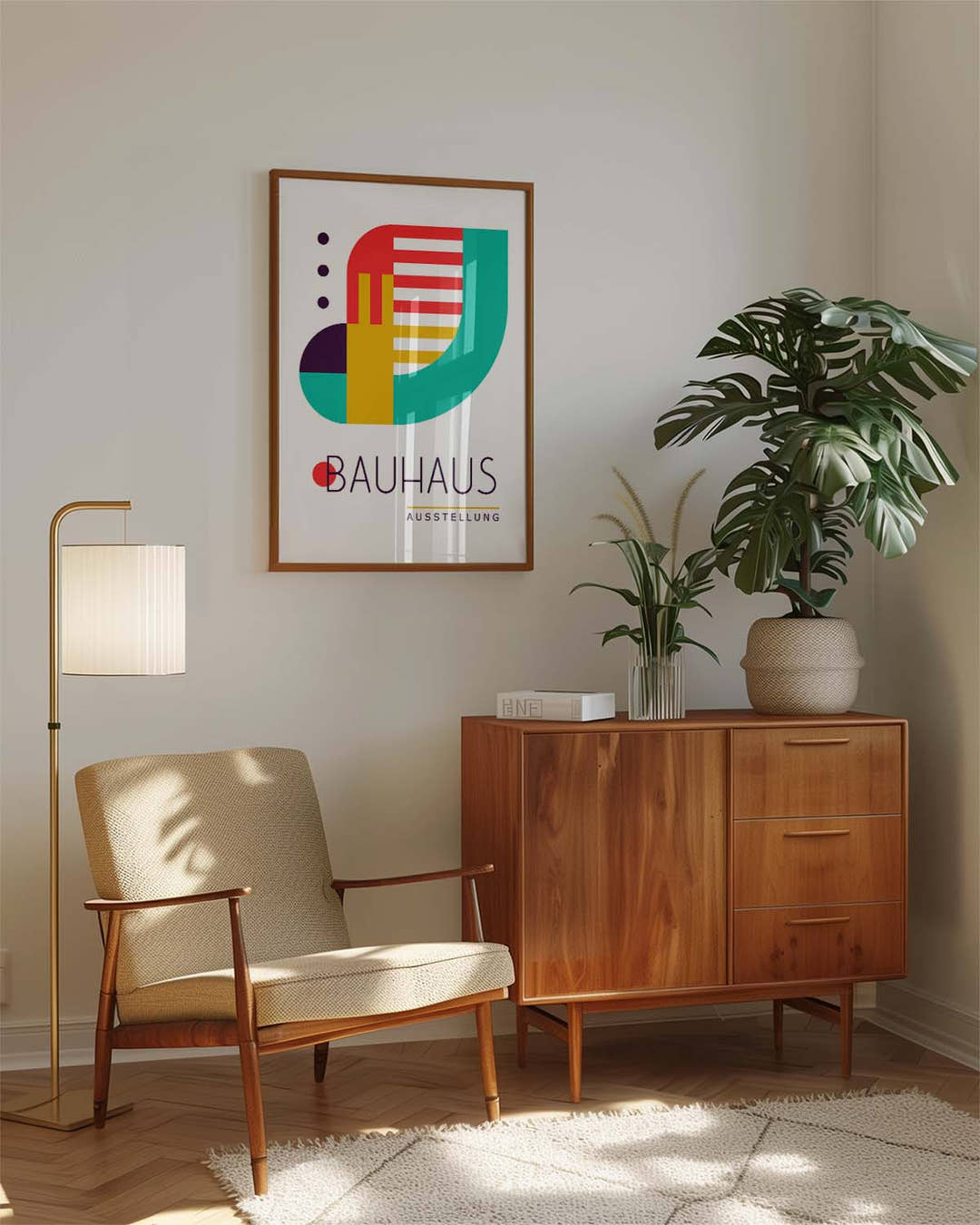 Bauhaus Modern Forms Poster