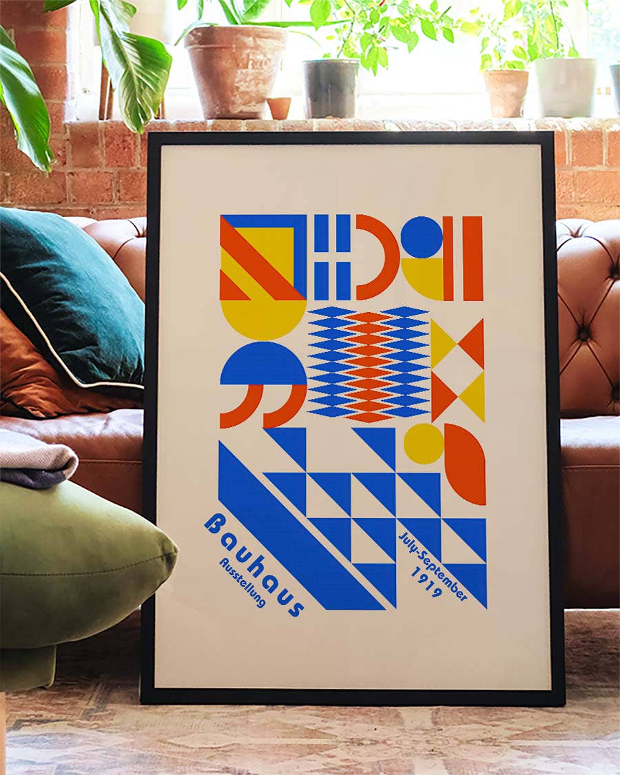 Bauhaus Poster Formen – Bauhaus Modern Geometric Play
