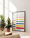 Bauhaus Poster Linien – Bauhaus Modern Line System