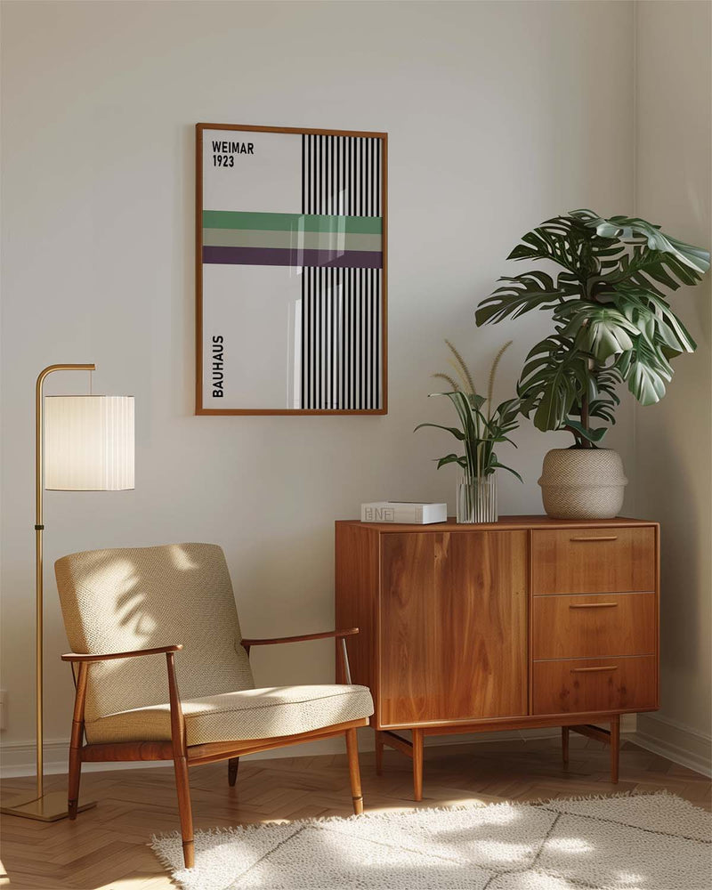 Bauhaus Poster Linien – Bauhaus Modern Lines Composition