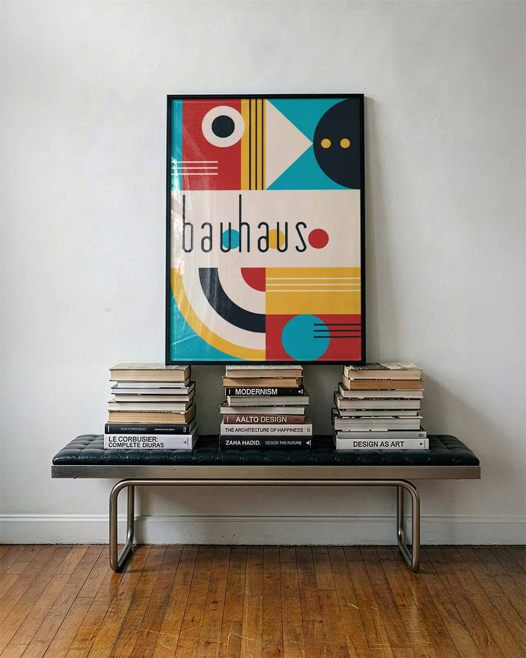 Bauhaus Modern Shapes Poster