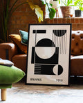 Bauhaus Poster Formen – Bauhaus Modern Shapes