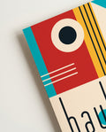 Bauhaus Modern Shapes Poster