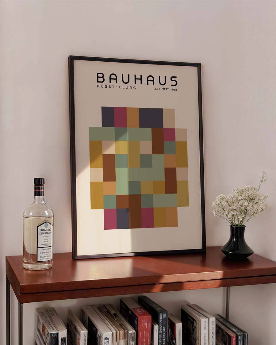 Bauhaus Poster Mosaik – Bauhaus Mosaic Composition