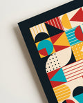 Bauhaus Mosaic Shapes Poster