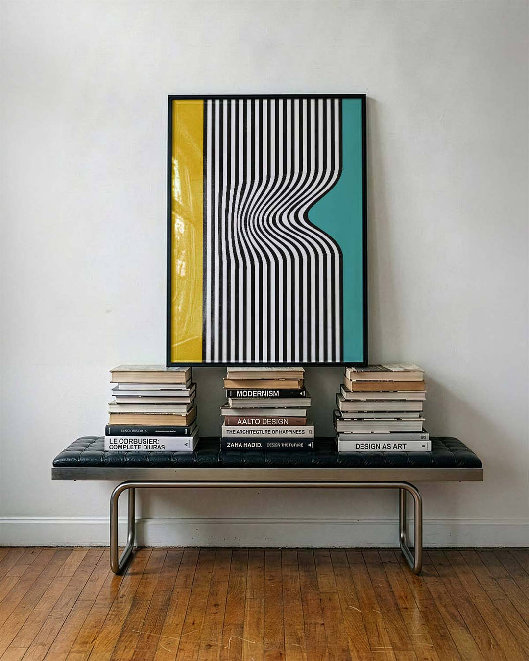 Bauhaus Optical Stripes Poster