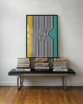 Bauhaus Optical Stripes Poster
