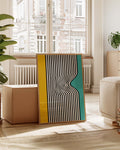 Bauhaus Optical Stripes Poster