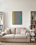 Bauhaus Optical Stripes Poster