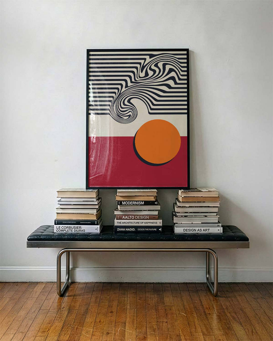 Bauhaus Optical Wave Poster