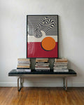 Bauhaus Optical Wave Poster