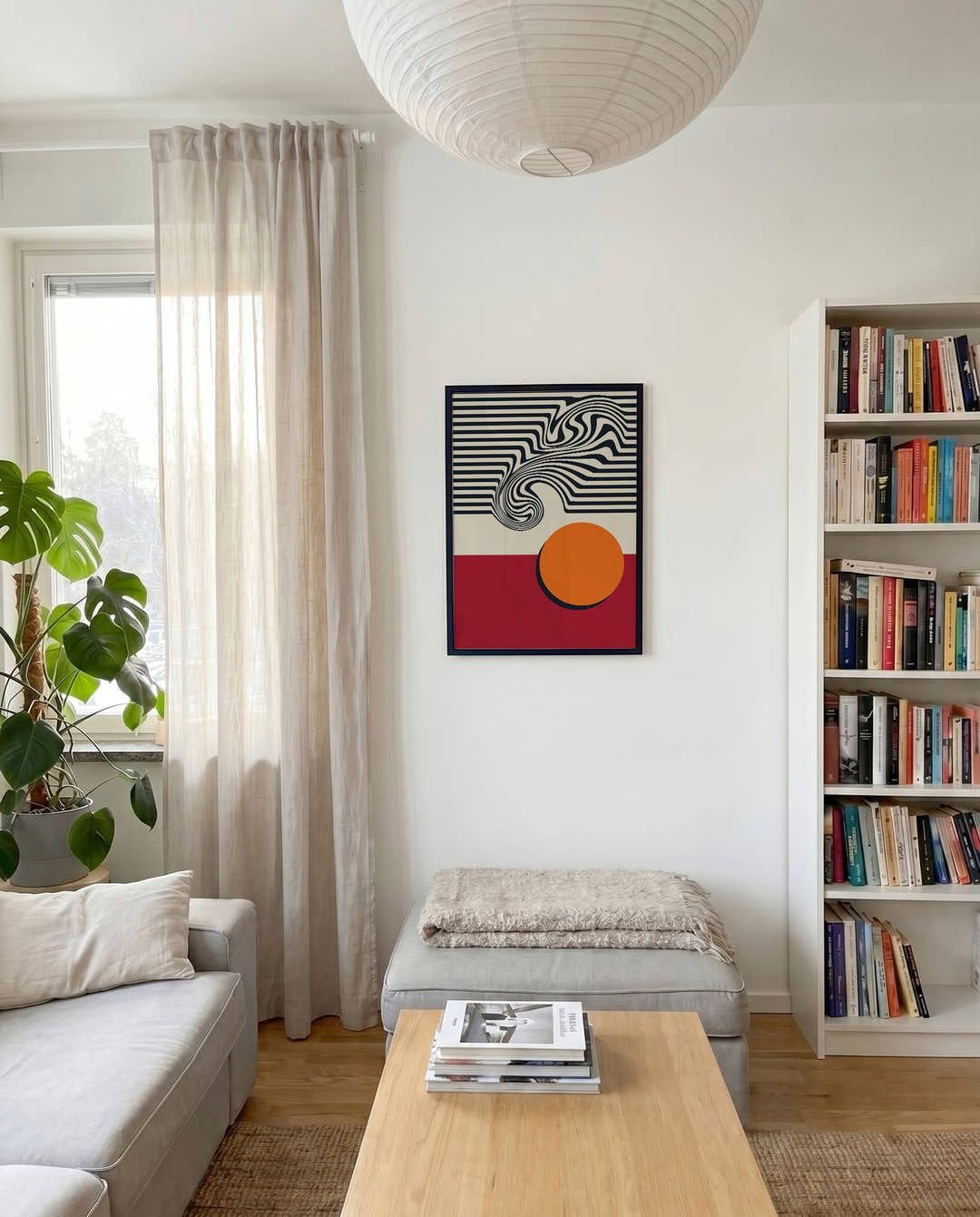 Bauhaus Optical Wave Poster