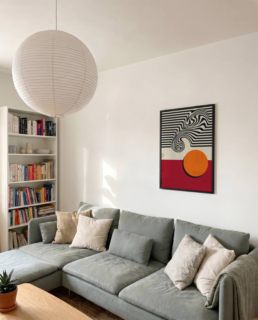 Bauhaus Optical Wave Poster