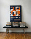 Bauhaus Orange Composition Poster