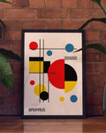 Bauhaus Orbit Composition Poster