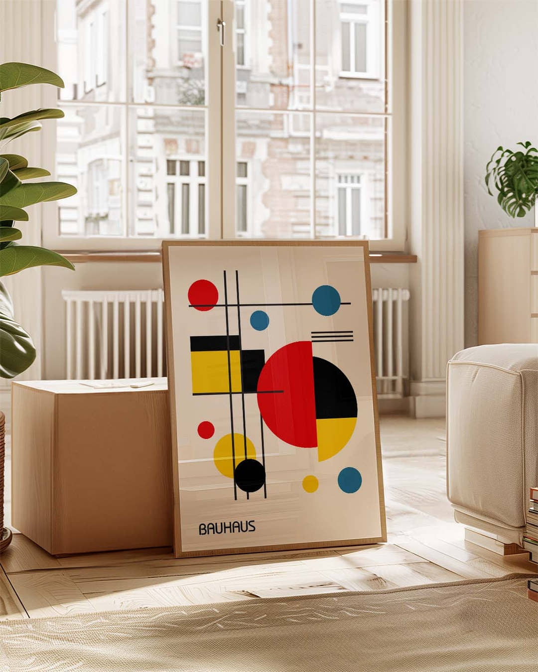 Bauhaus Orbit Composition Poster