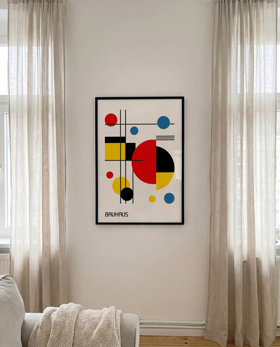 Bauhaus Orbit Composition Poster