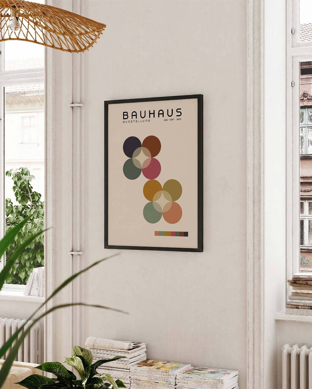 Bauhaus Poster Kreise – Bauhaus Overlap Circles