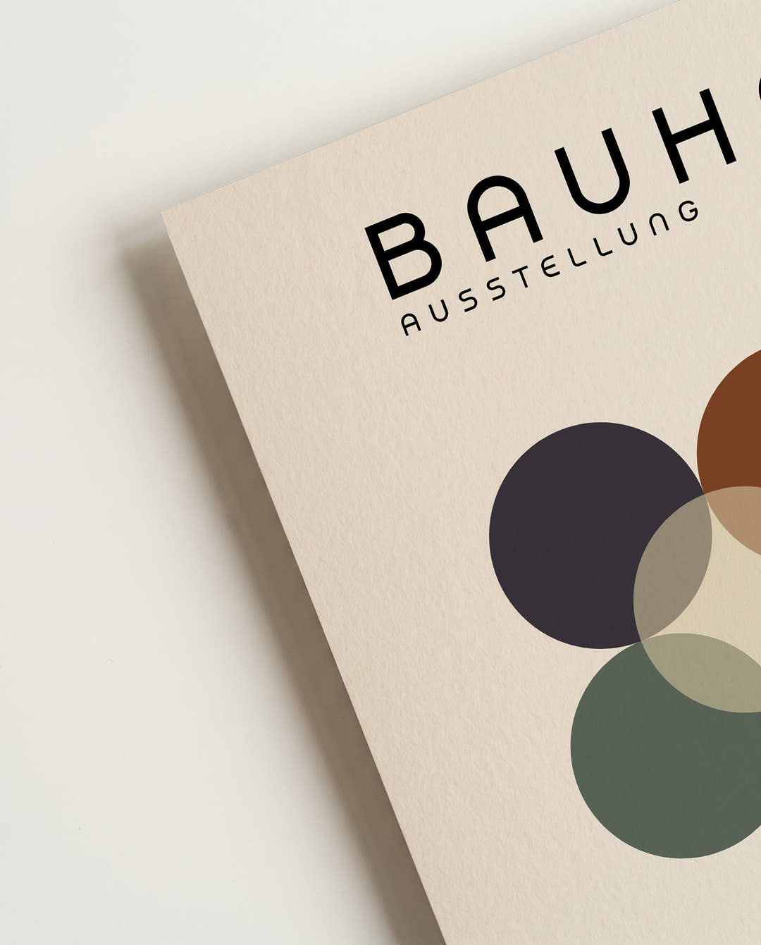 Bauhaus Poster Kreise – Bauhaus Overlap Circles