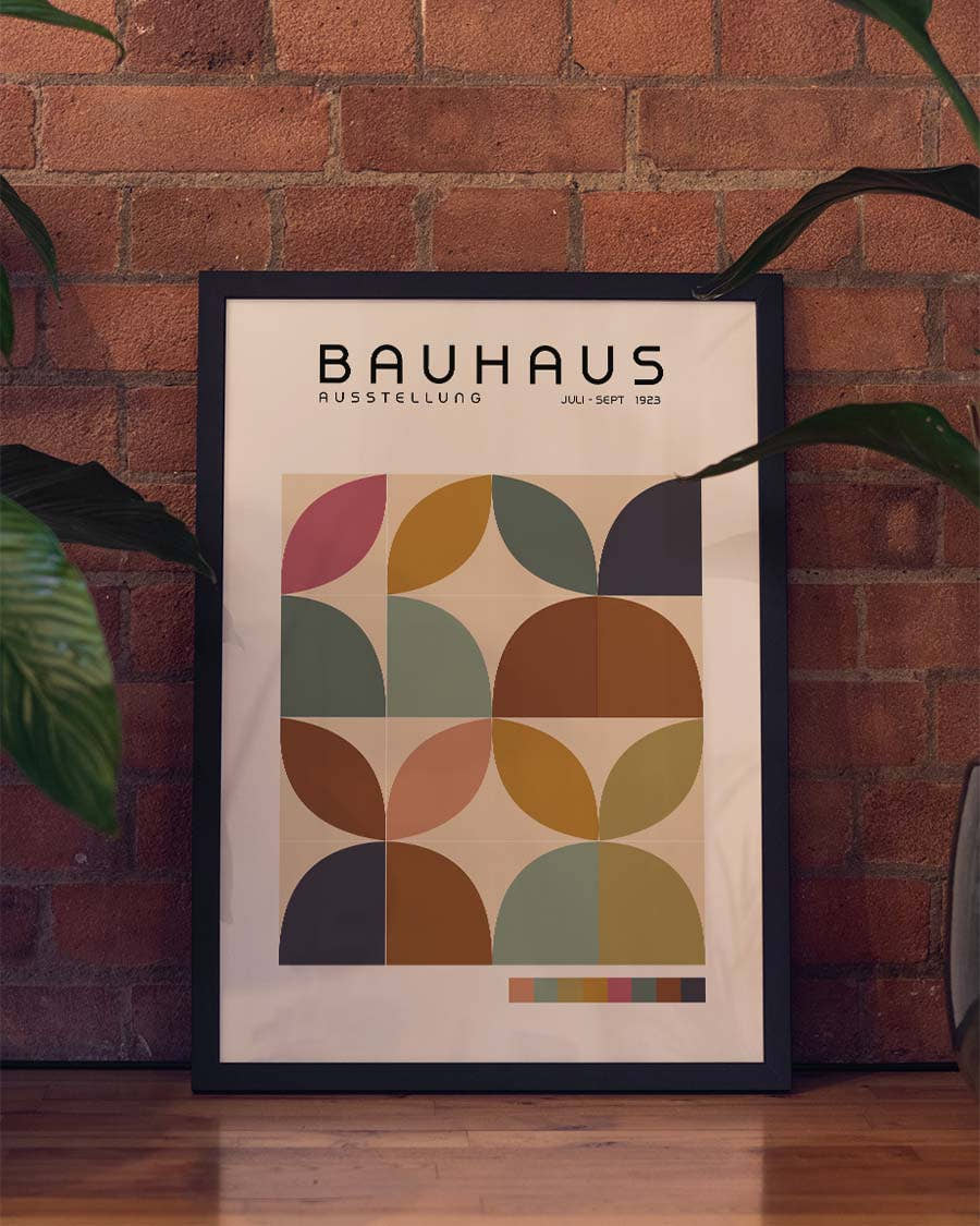 Bauhaus Poster Kacheln – Bauhaus Petal Tiles