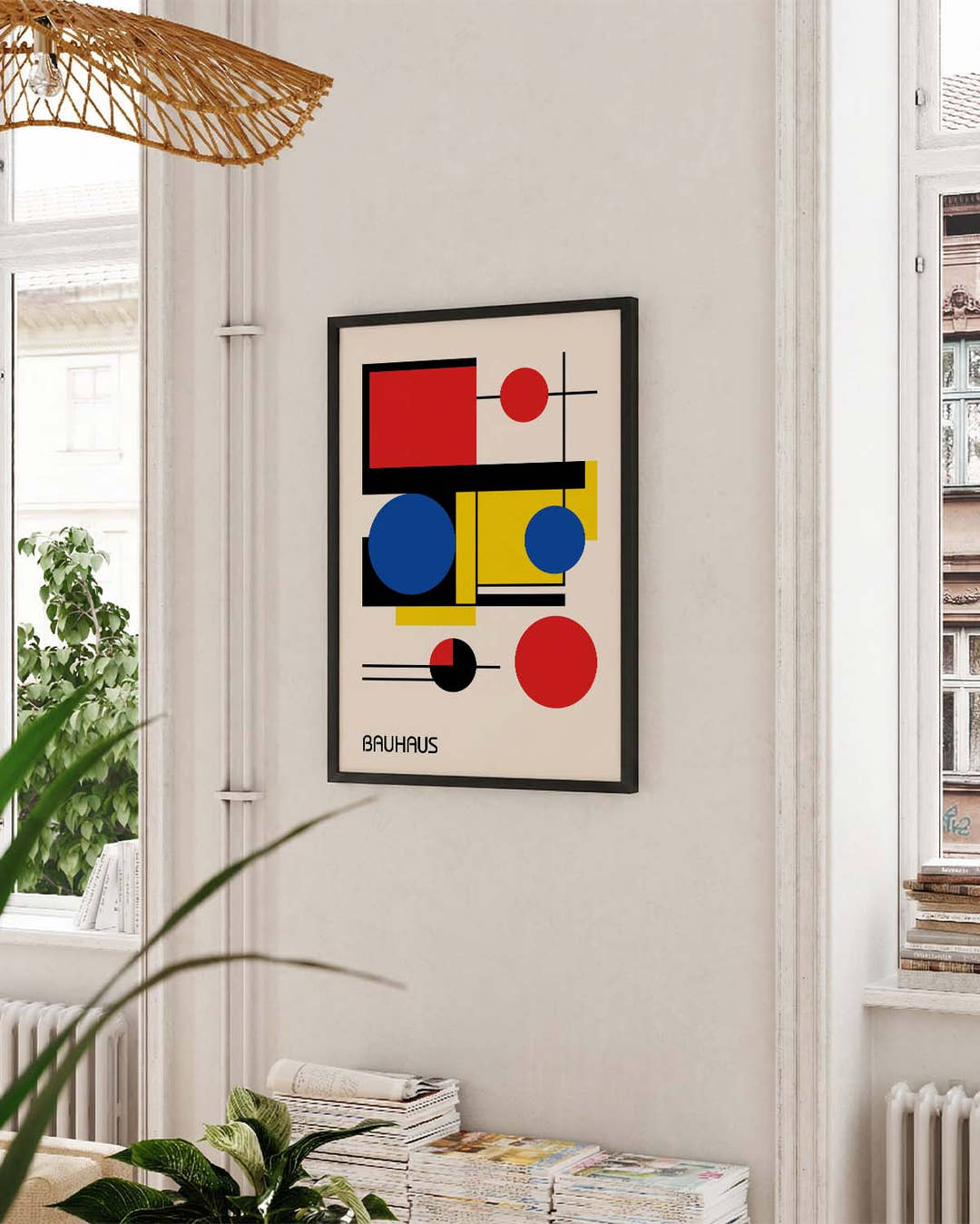 Bauhaus Primary Blocks Poster