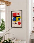 Bauhaus Primary Blocks Poster