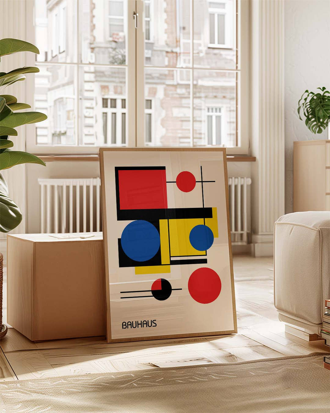 Bauhaus Primary Blocks Poster