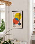 Bauhaus Primary Circles Poster