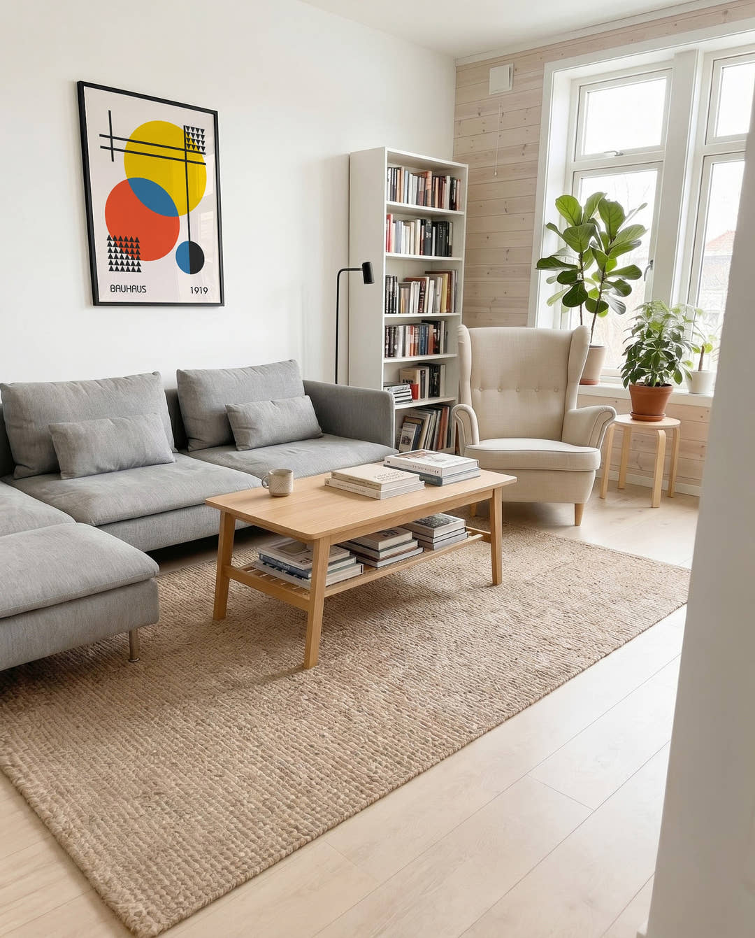 Bauhaus Primary Circles Poster
