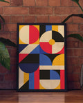 Bauhaus Primary Collage Poster