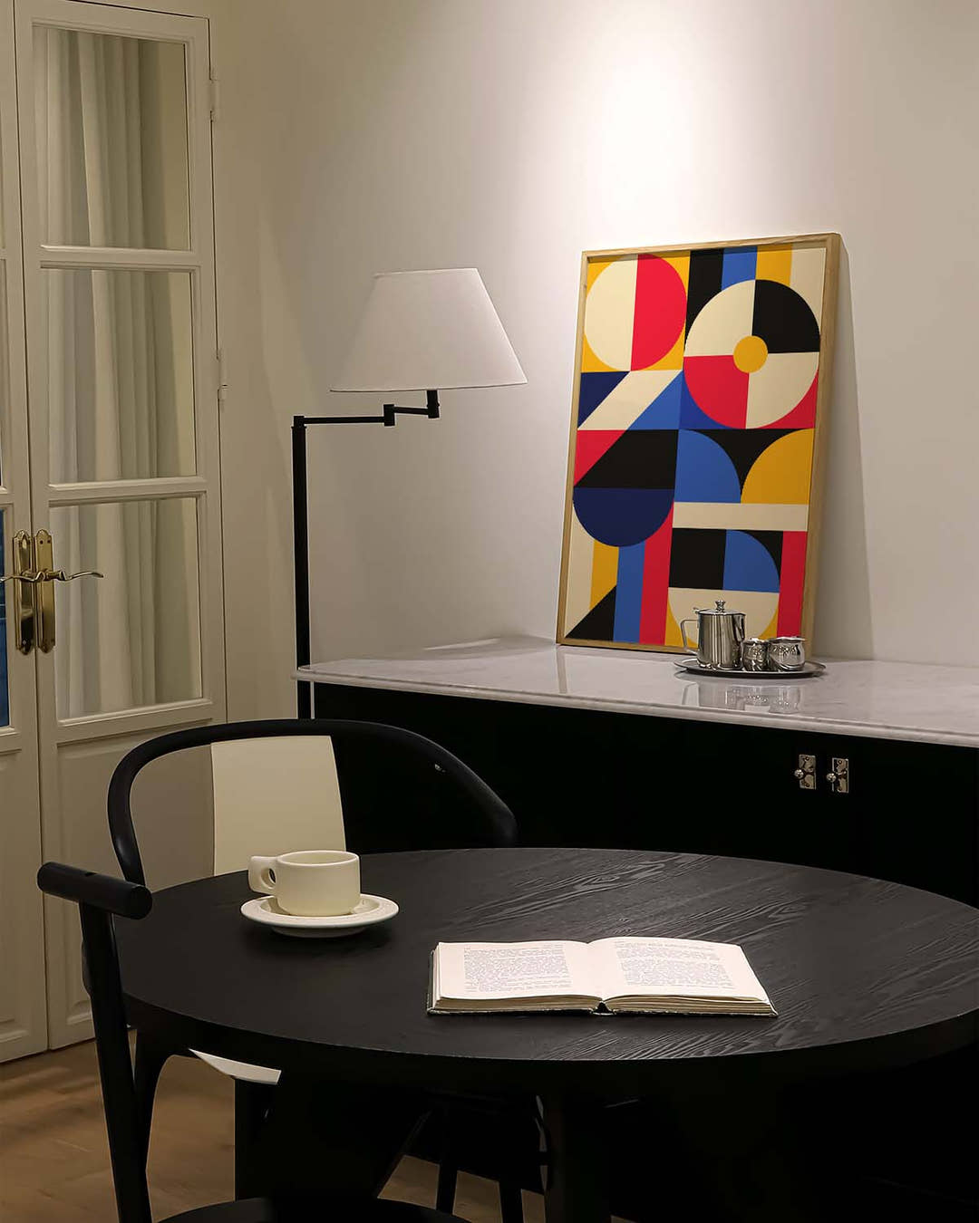 Bauhaus Primary Collage Poster