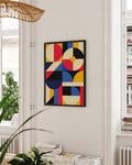 Bauhaus Primary Collage Poster