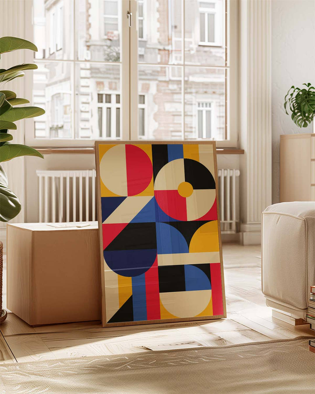 Bauhaus Primary Collage Poster