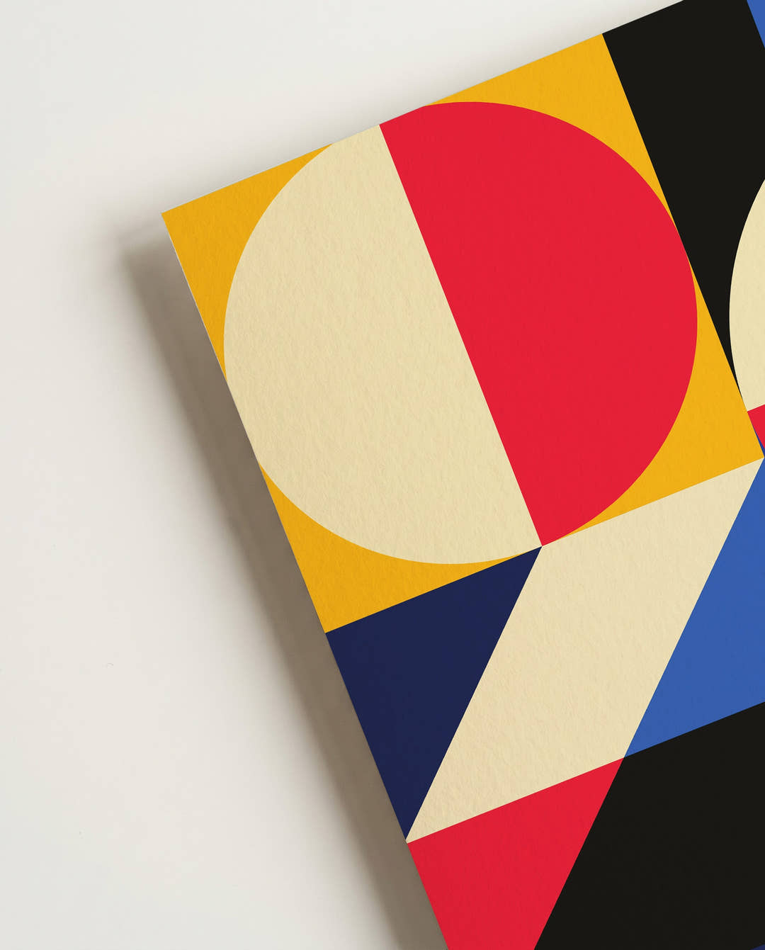 Bauhaus Primary Collage Poster