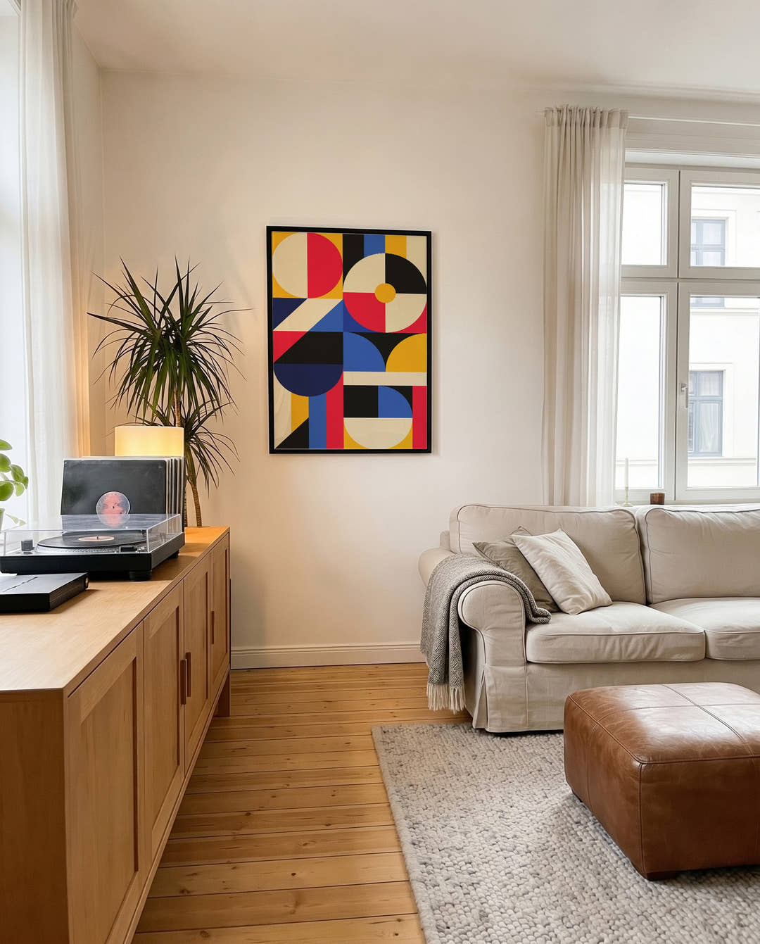 Bauhaus Primary Collage Poster