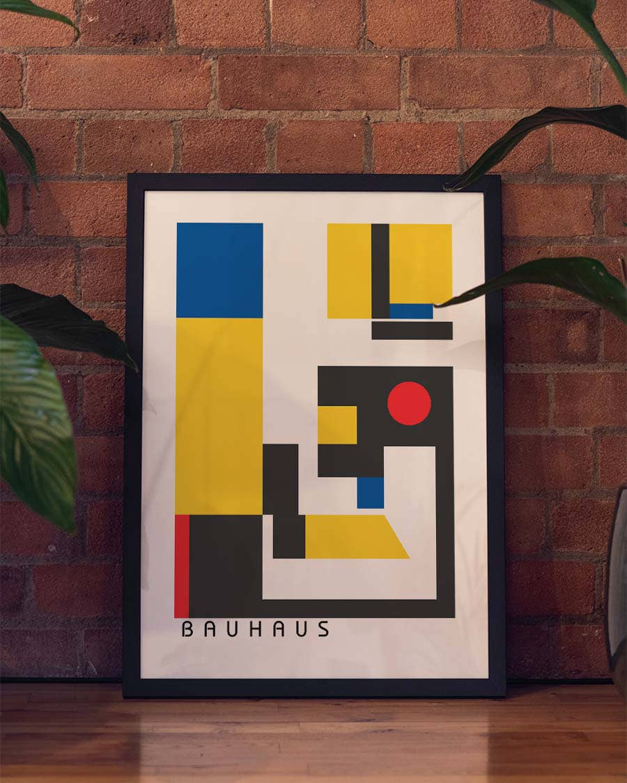 Bauhaus Primary Composition Poster