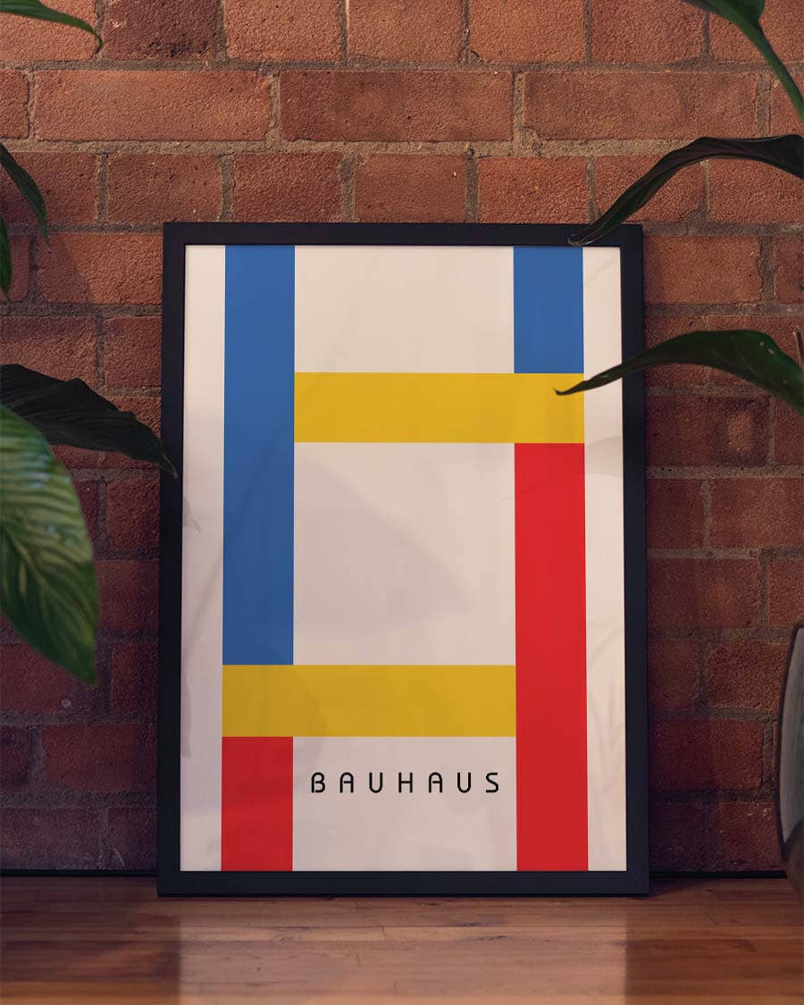 Bauhaus Primary Frame Poster