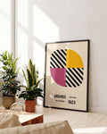 Bauhaus Poster Viertelkreis – Bauhaus Quarter Circle Stripes