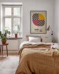 Bauhaus Poster Viertelkreis – Bauhaus Quarter Circle Stripes