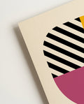 Bauhaus Poster Viertelkreis – Bauhaus Quarter Circle Stripes