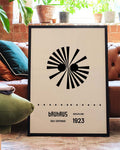 Bauhaus Poster Strahlen – Bauhaus Radial Burst