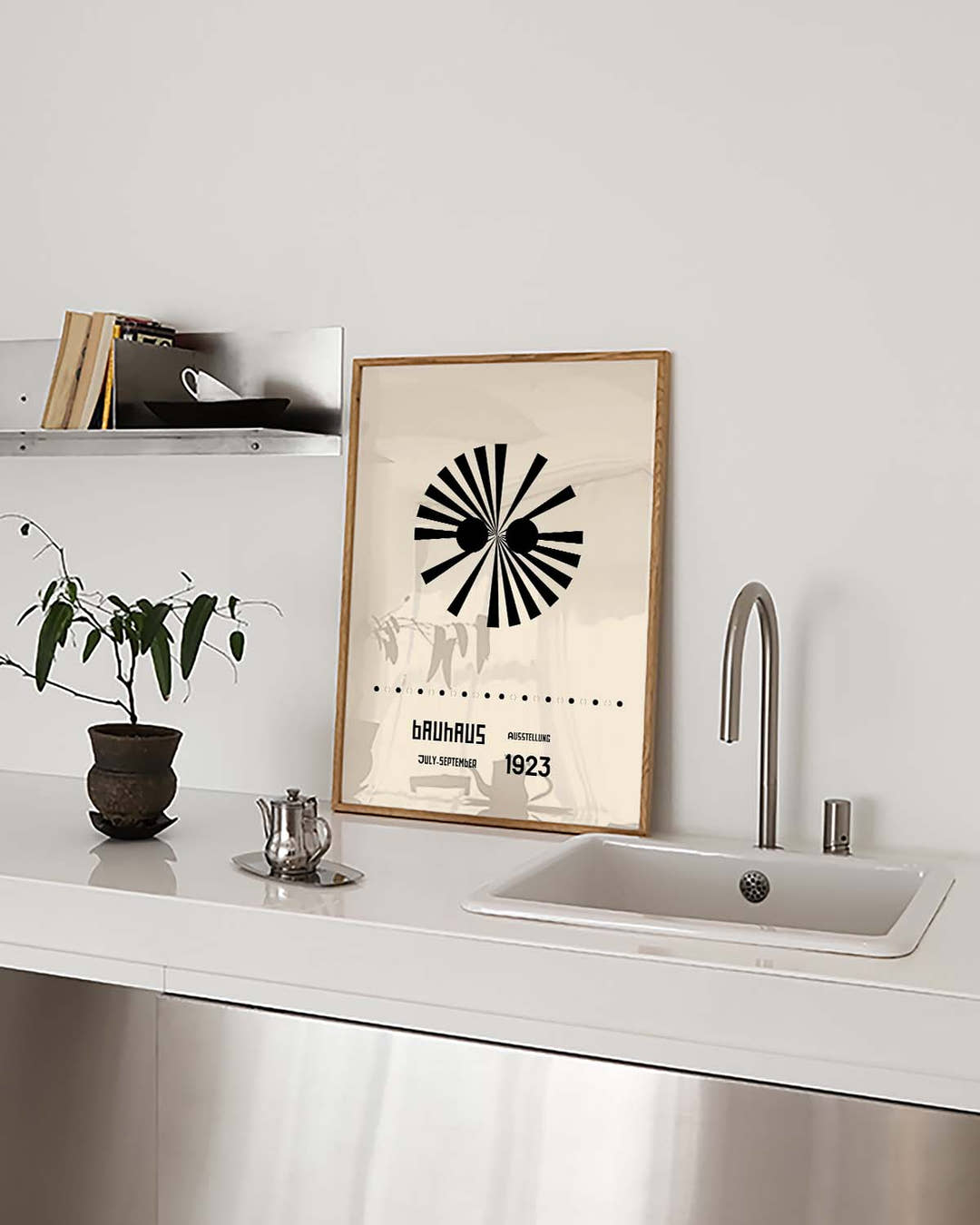 Bauhaus Poster Strahlen – Bauhaus Radial Burst