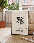 Bauhaus Poster Strahlen – Bauhaus Radial Burst