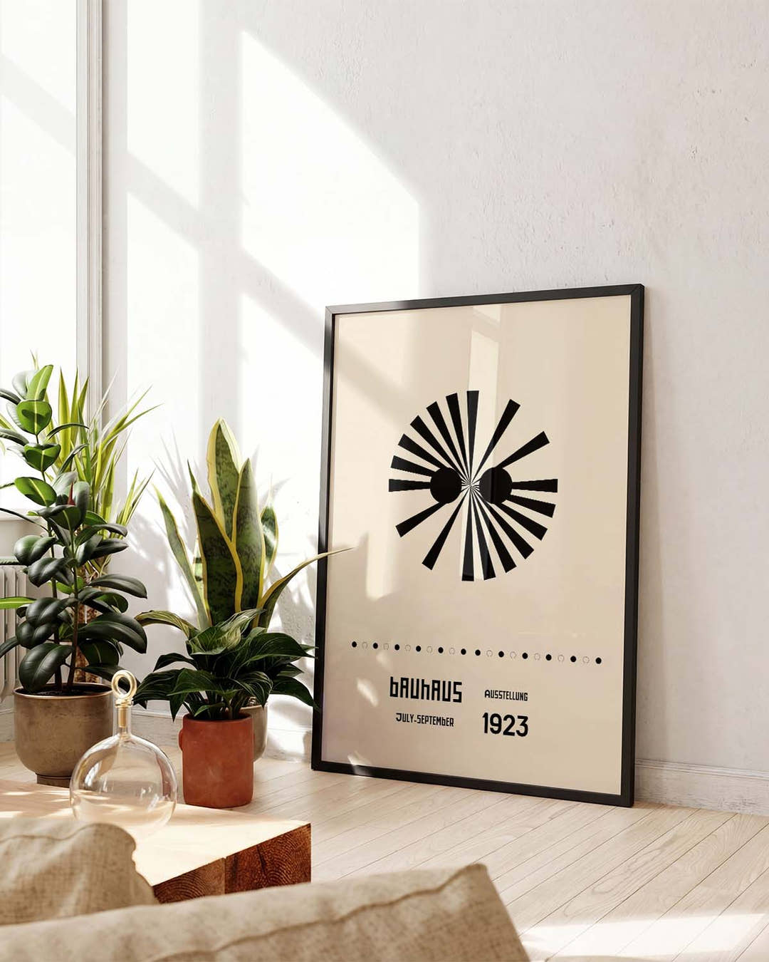 Bauhaus Poster Strahlen – Bauhaus Radial Burst