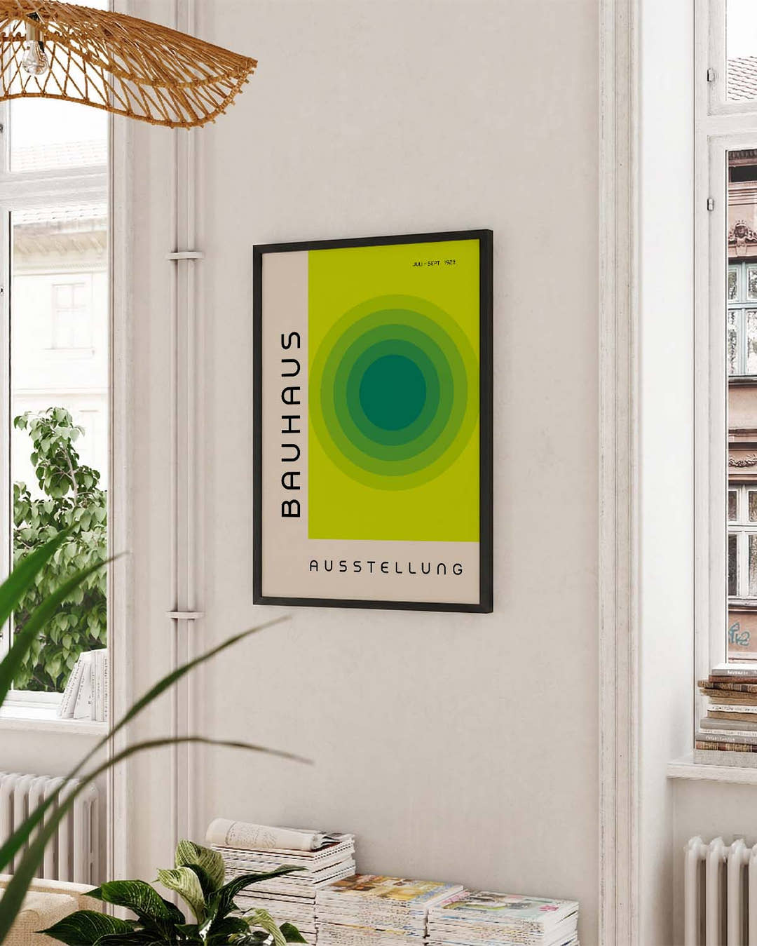 Bauhaus Poster Kreis – Bauhaus Radial Circle