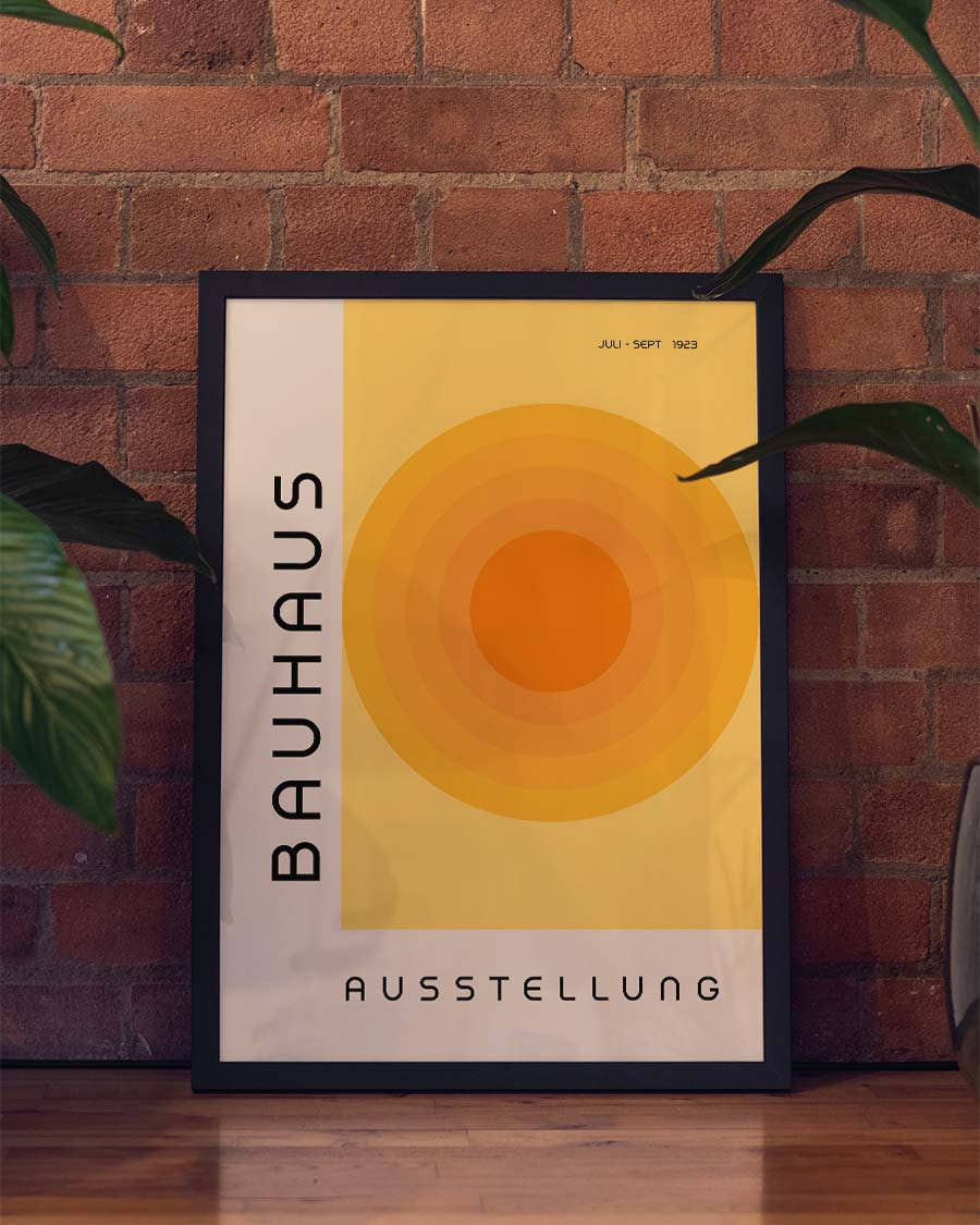 Bauhaus Poster Kreis – Bauhaus Radial Circle