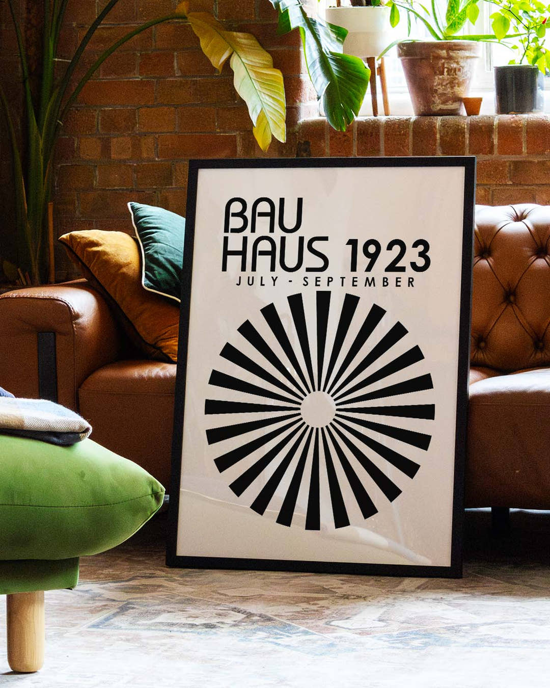 Bauhaus Poster Sonne – Bauhaus Radial Sun