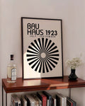 Bauhaus Poster Sonne – Bauhaus Radial Sun