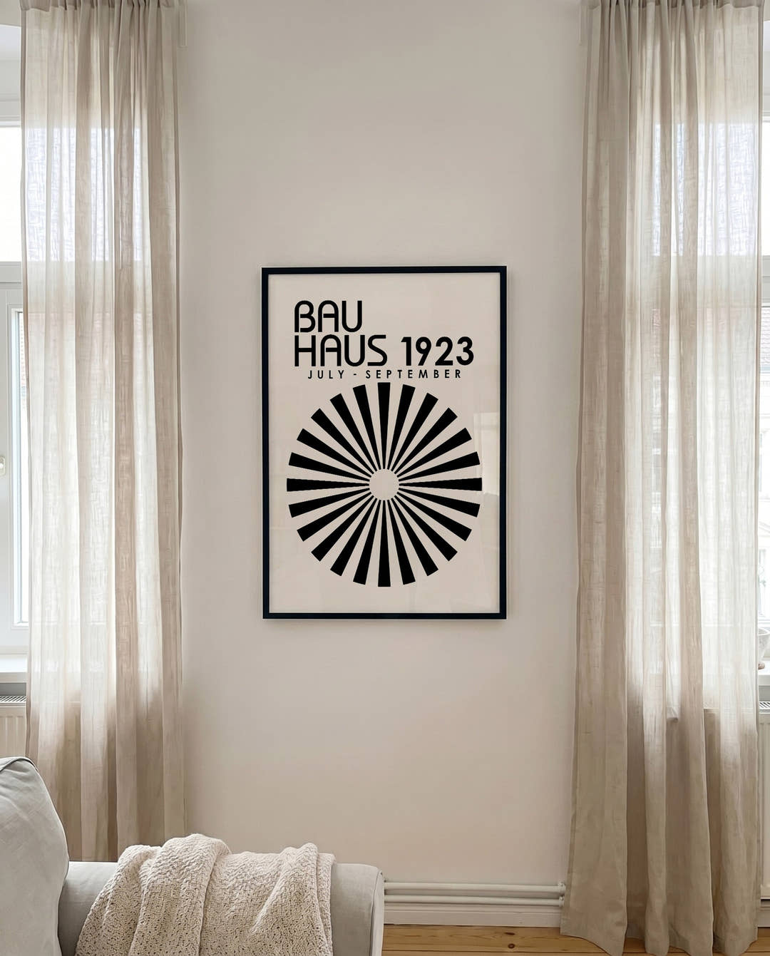 Bauhaus Poster Sonne – Bauhaus Radial Sun