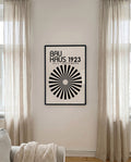 Bauhaus Poster Sonne – Bauhaus Radial Sun